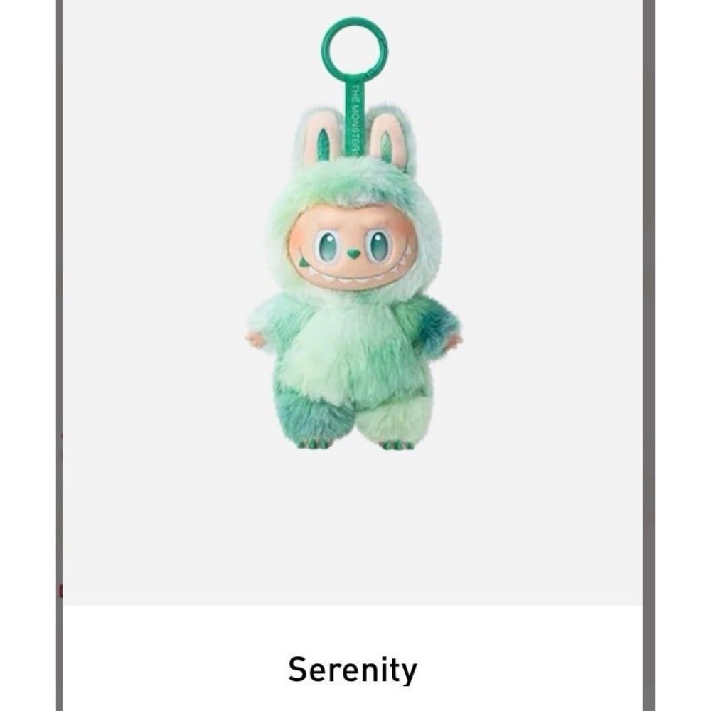 THE MONSTERS Big into Energy Series-Vinyl Plush Pendant Serenity